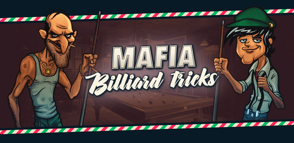 🕹️ Play Mafia Billiard Tricks Game: Free Online HTML 8 Ball Pool Adventure  Video Game for Kids